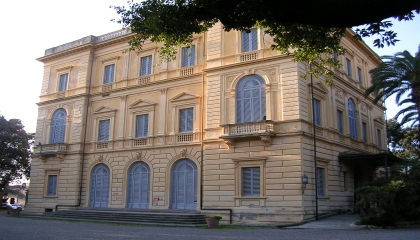 Villa Mimbelli, sede del museo Fattori vista dall'esterno